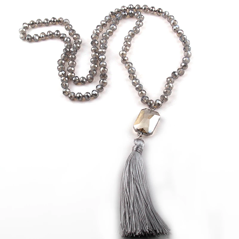 Модные богемные Ювелирные изделия стеклянная Хрустальная Друза с