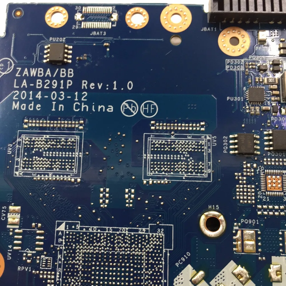 

KEFU ZAWBA/BB LA-B291P Motherboard For Lenovo B40-45 Laptop Motherboard original mianboard with CPU Test