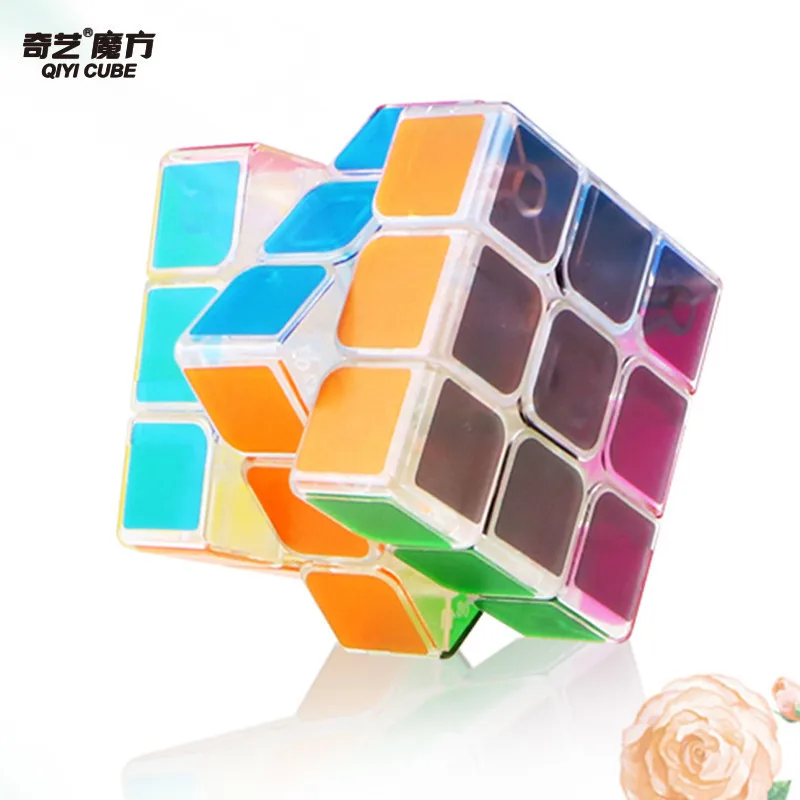 Новый QiYi QiHang большой размер 60 мм 3x3x3 прозрачный Кристальный магический куб