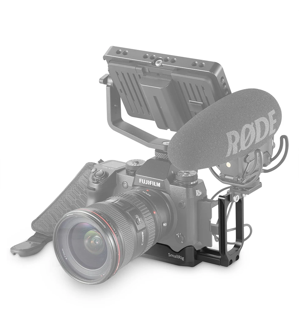 SmallRig DSLR Camear Quick Release X-H1 L кронштейн для Fujifilm X-H1 Камера пластина особенность с Arca стильная тарелка 2178