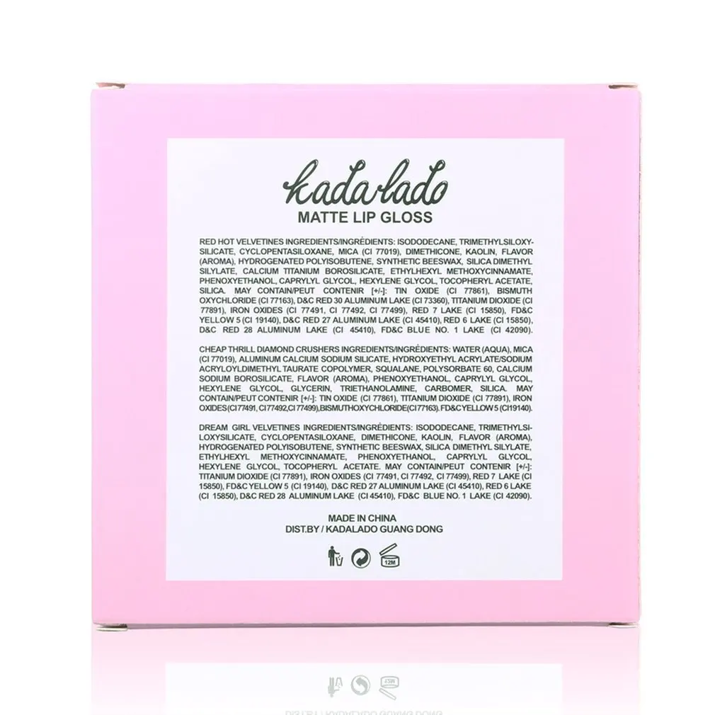 3PCS/SET Waterproof Velvet Lipstick Long Lasting Sexy Moisturizer Matte Women Lip Makeup Cosmetic Beauty Tool |