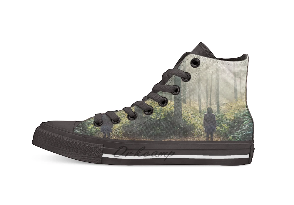 Спортивная обувь Повседневная парусиновая с высоким берцем Кроссовки