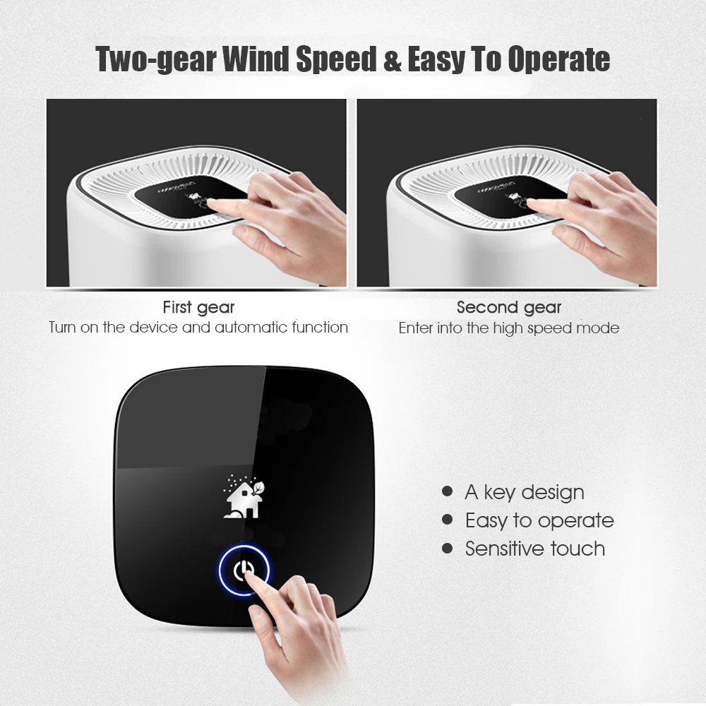 Новый Настольный зеленый очиститель воздуха для дома и офиса ароматерапии 2