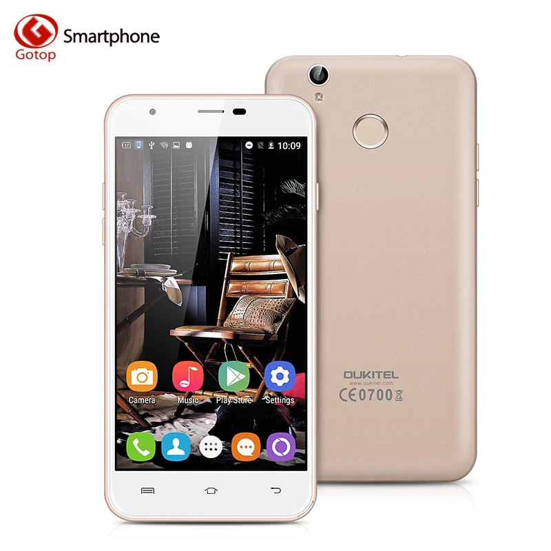 Оригинал OUKITEL U7 Плюс Android 6.0 Смартфон 5.5 дюймов MTK6737 Quad Core мобильный телефон 2 Г RAM 16