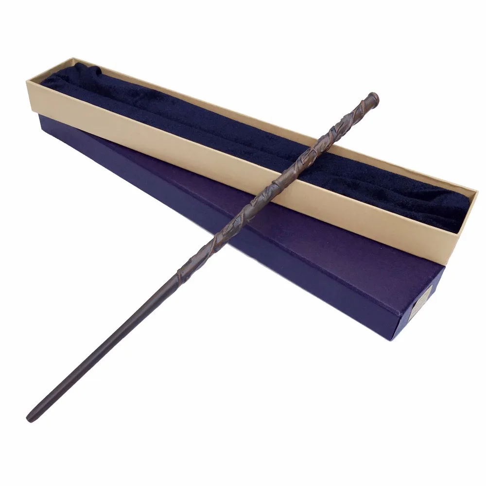 

Волшебная волшебная палочка Харри с металлическим сердечником волшебная палочка Гермионы, Подарочная коробка высокого качества в синей уп...
