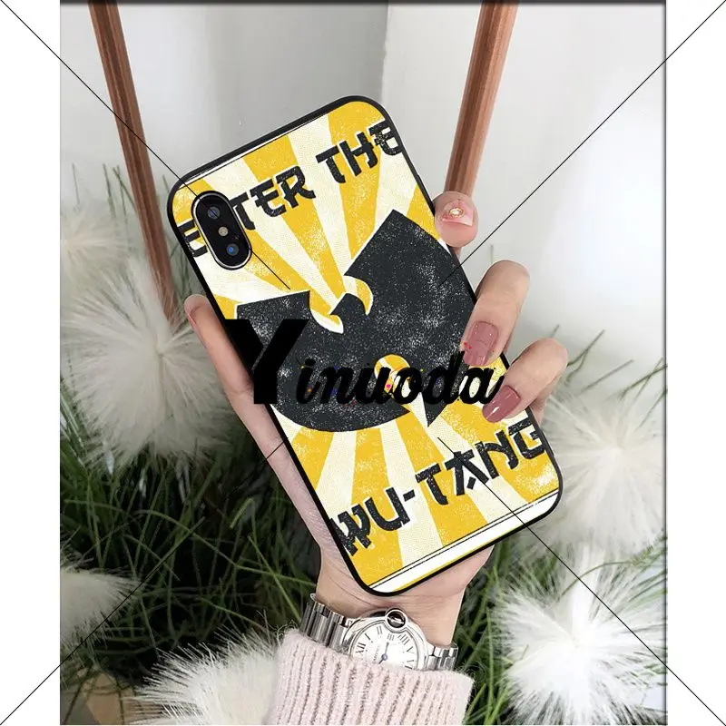 Yinuoda Wu-Tang Wu Tang Clan ультратонкий качественный чехол для телефона Apple iPhone 8 7 6 6S Plus X XS MAX