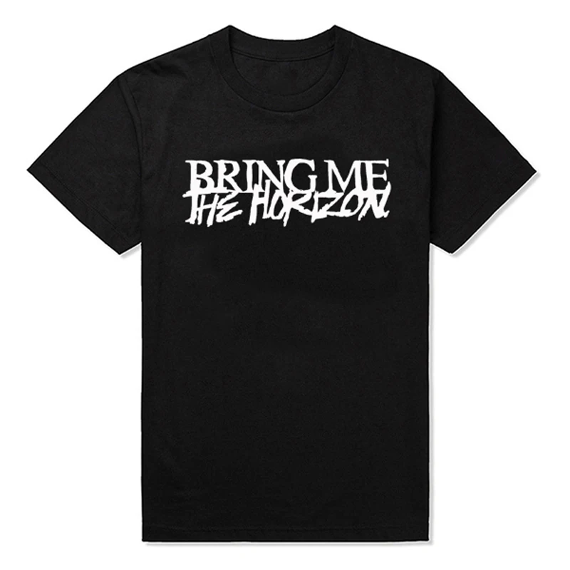 Бесплатная доставка Bring Me the Horizon футболки Для мужчин хлопок O Средства ухода за