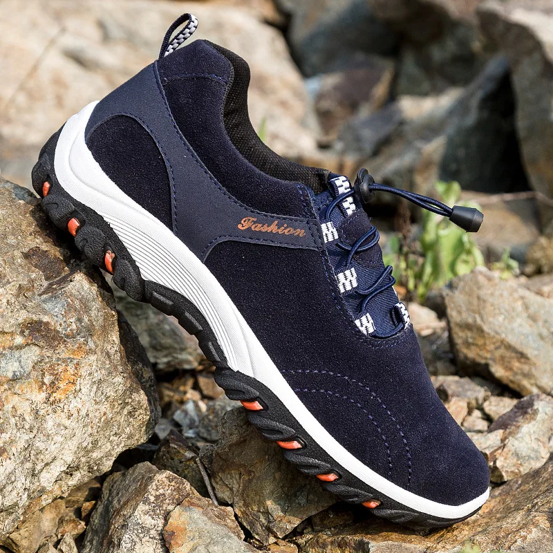 Новый Мужчины ИСКУССТВЕННАЯ Кожа Обувь Для Ходьбы Молодой Человек Мужской