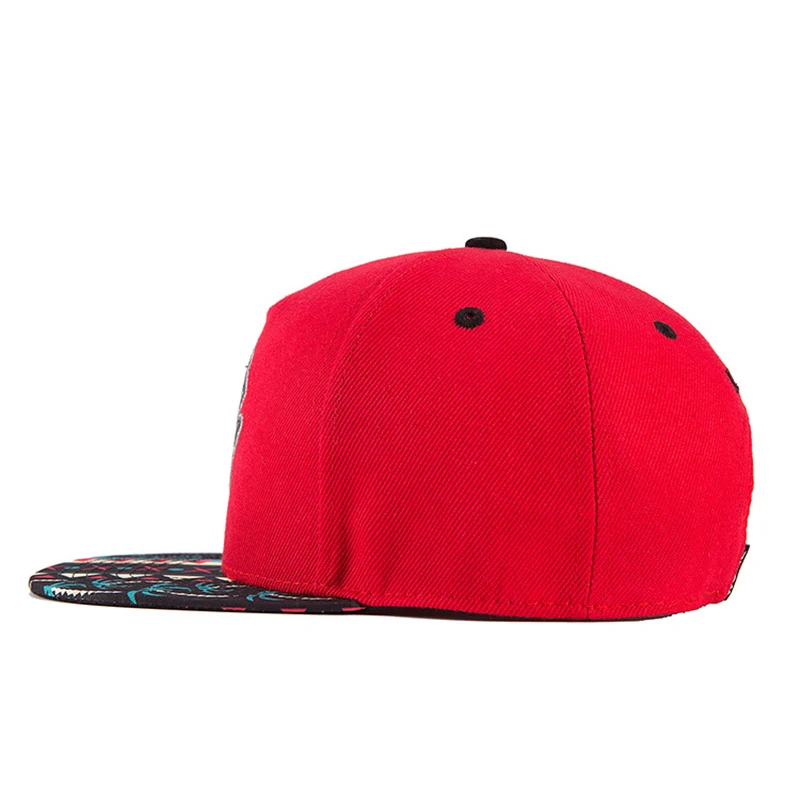 Бейсболка NORTHWOOD брендовая Кепка в стиле хип хоп красного цвета с картой высокого