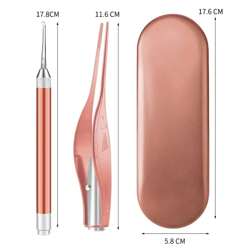 1 Набор инструментов для чистки ушей из нержавеющей стали набор ложек удаления