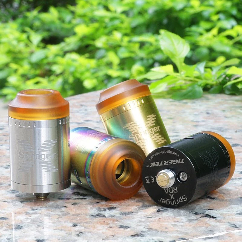 Оригинальный Voopoo перетащите поле mod 157 Вт с Tigertek Springer X RDA танк 24 мм регулируемый