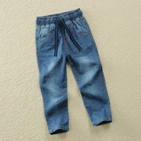2019 new spring and autumn childrens wear small medium big boy boy jeans trousers childrens pants