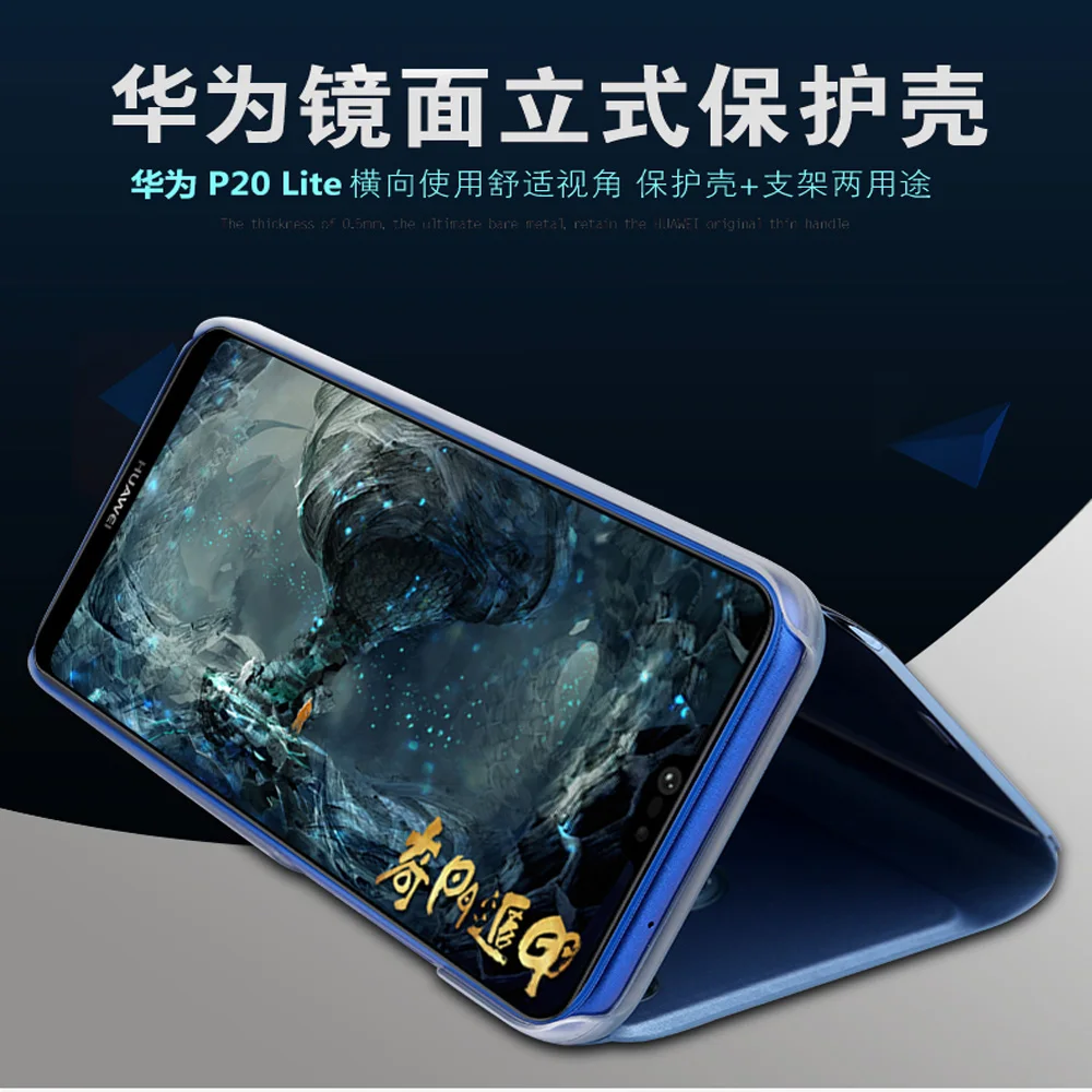 Hanman HD Зеркало чехол для телефона huawei mate 10 lite многофункциональный кронштейн Nova 2i
