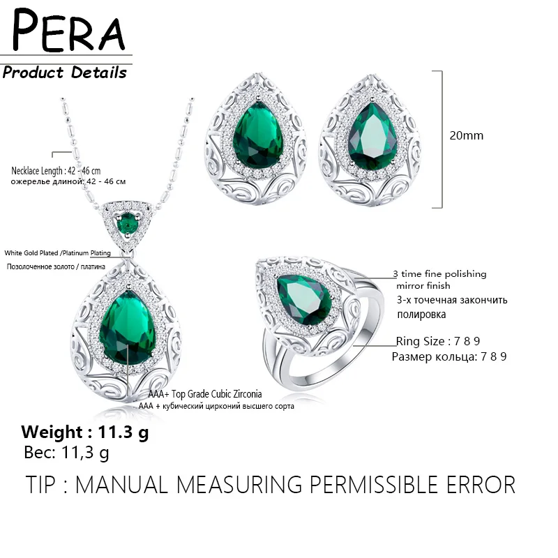 3 шт. набор ювелирных украшений с зеленым камнем|3 pcs jewelry set|fashion setjewelry sets |