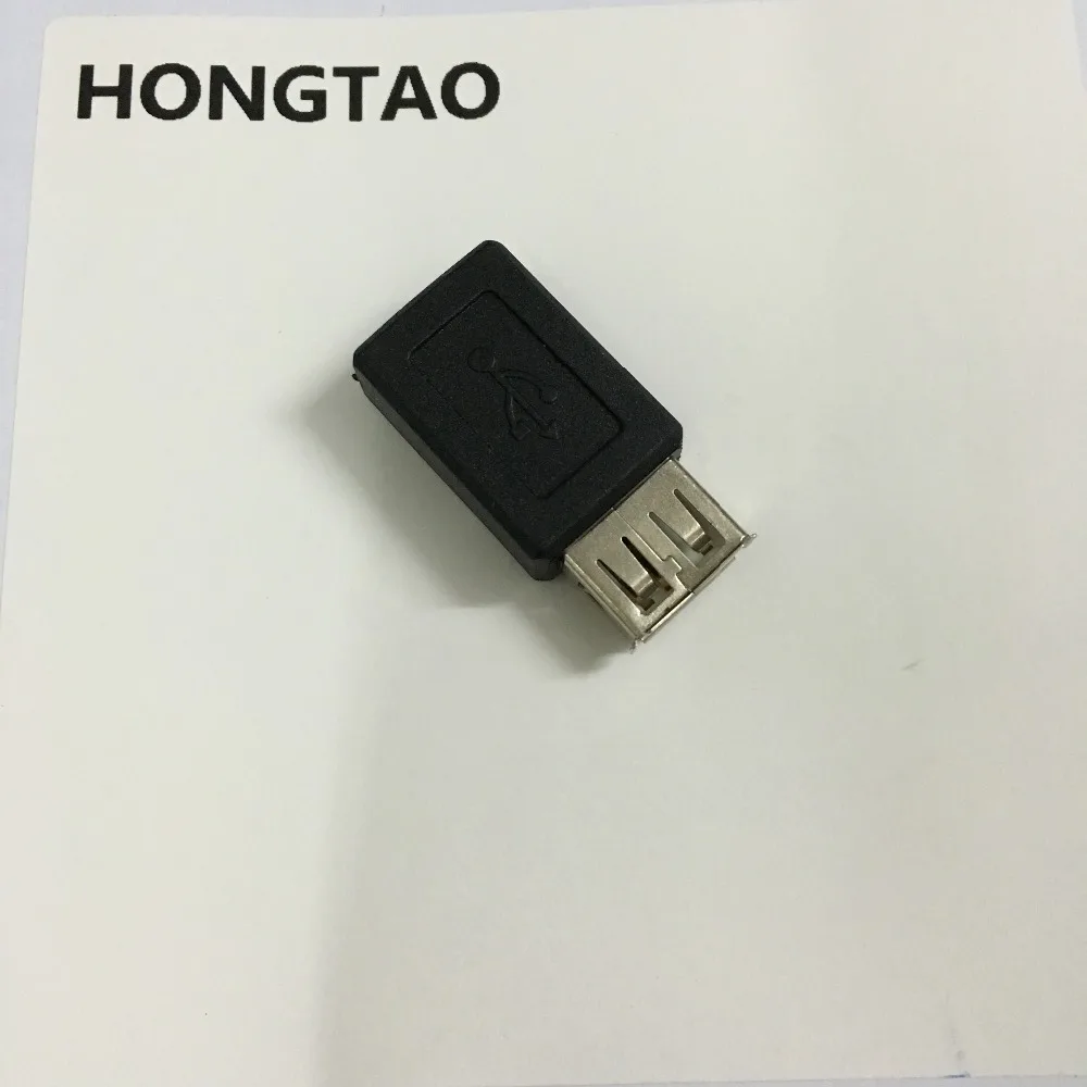 Новинка черный Переходник USB 2 0 типа A мама Micro B переходник с usb на микро разъем