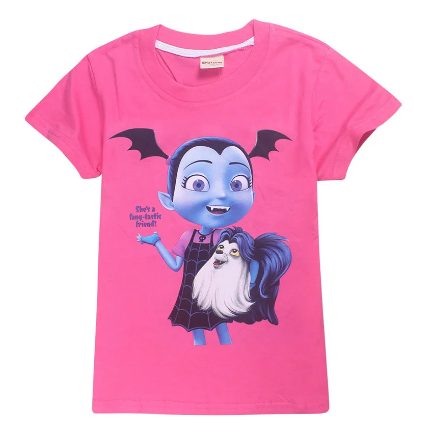 2018 Обувь для девочек Футболка vampirina Толстовки Рик костюмы дети верхняя одежда