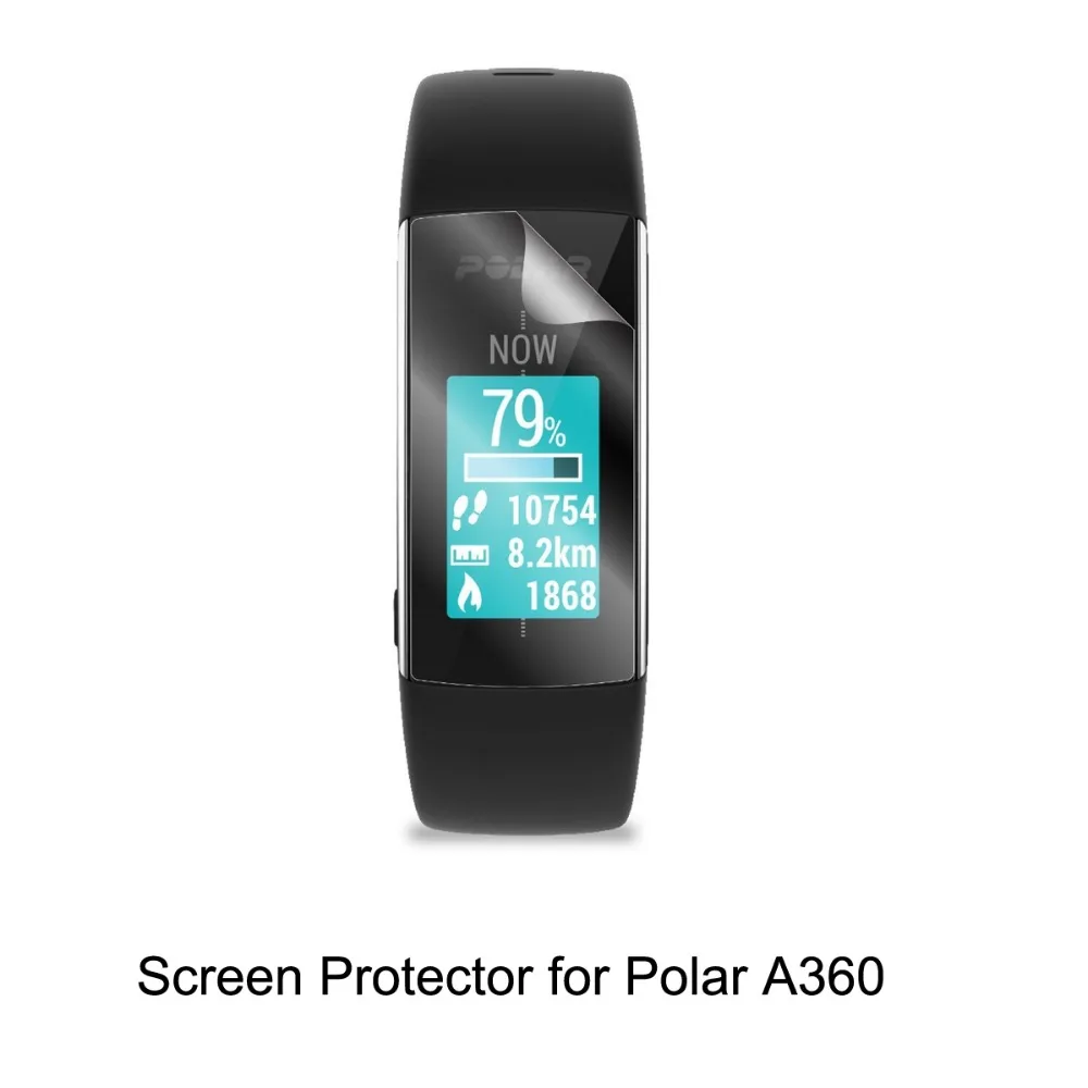 

6pcs Clear LCD TPU Soft Shield Film Anti-Scratch Screen Protector for Polar A360