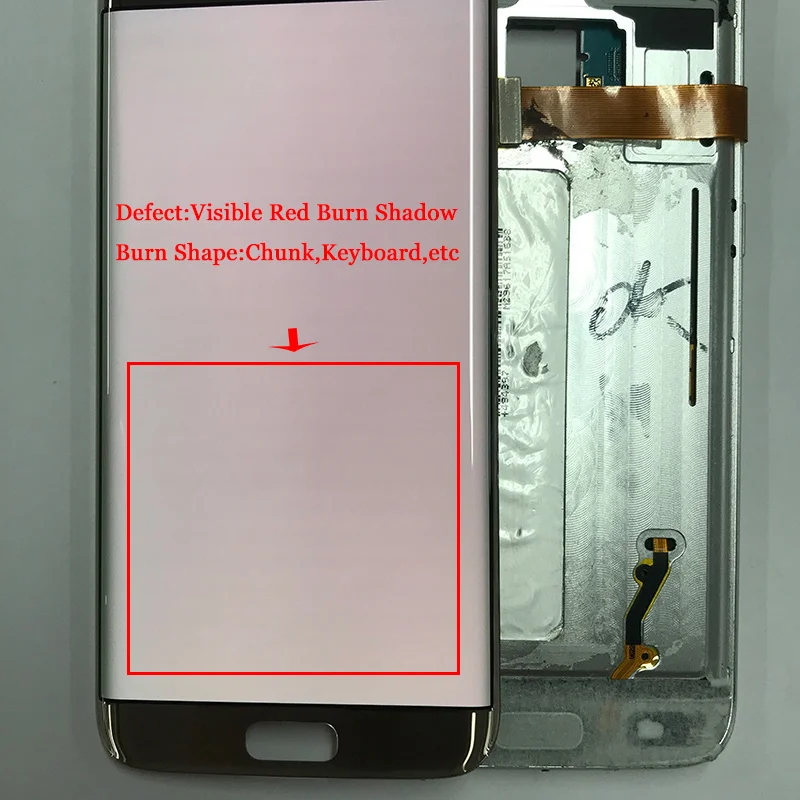 AMOLED экран 5 дюйма ЖК дисплей с рамкой для SAMSUNG Galaxy S7 edge G935 G935F дигитайзер сенсорного