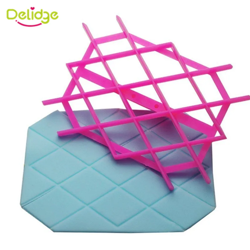 Delidge 1 шт. 3D пластиковые формочки для печенья ручной работы тиснение цветок помадка для бисквита форма для выпечки помадка украшения торта инструменты