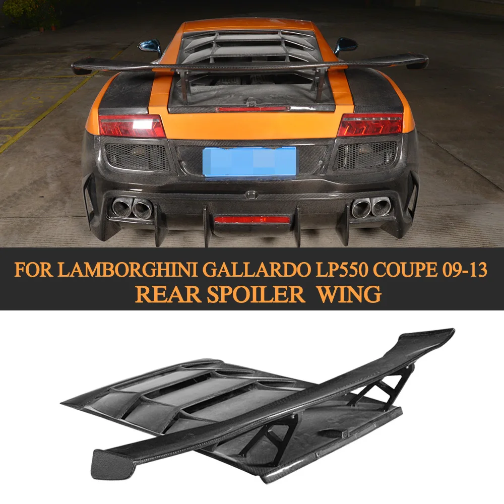Чехол для Lamborghini Gallardo Coupe Convertible LP550 LP560 LP570 2009 2013 из углеродного волокна|hood spoiler|spoiler