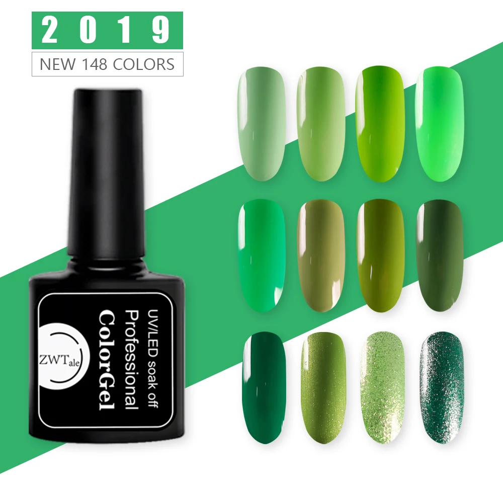 ZWTale 2019 Новое поступление лучший лак гель замочить УФ светодиодный Гель для