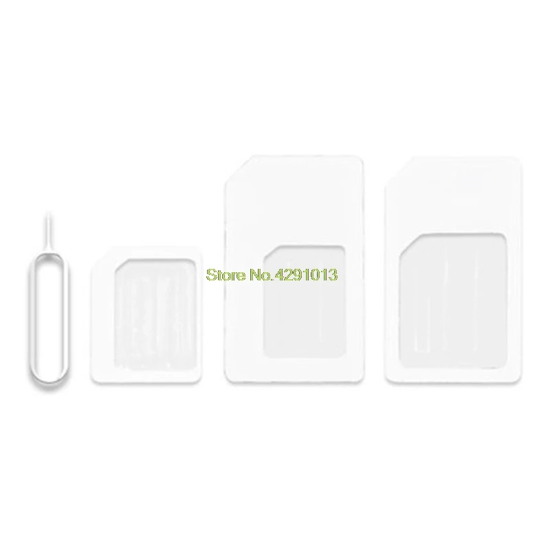 4 в 1 Преобразование Nano sim-карты в микро стандартный адаптер для iPhone для samsung 4G LTE USB беспроводной маршрутизатор Прямая поставка поддержка