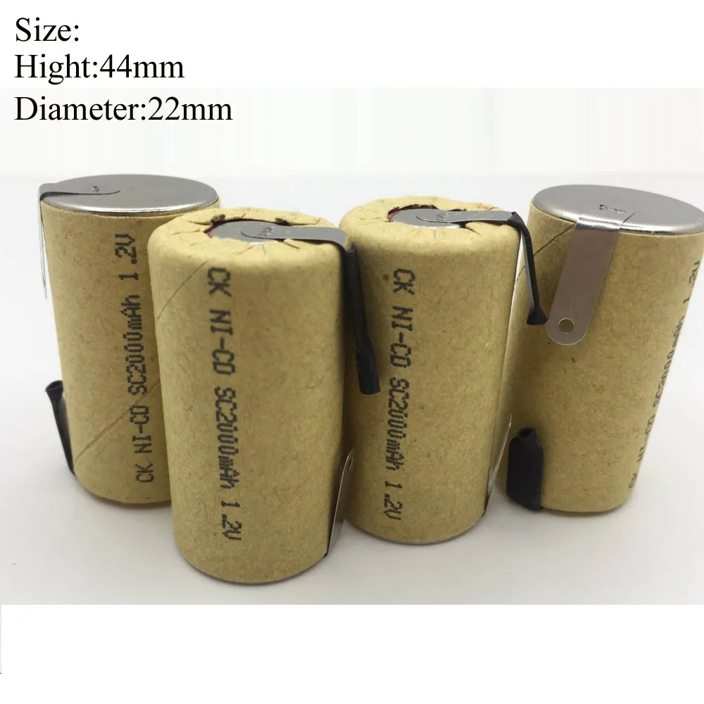 SORAVESS 4/8 шт. SC2000mAh батарея В батарейки 1 2 в Ni Cd аккумуляторы с сварки вкладки точки