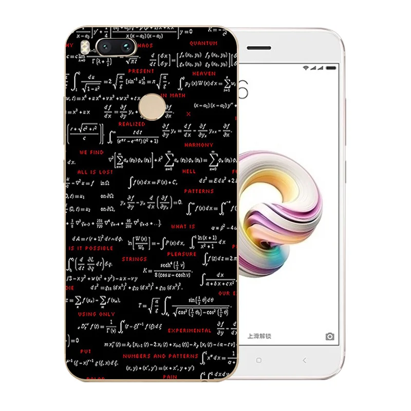 Для Xiaomi Mi A1 чехлы для телефонов Ультратонкий силиконовый чехол 5x с красочным