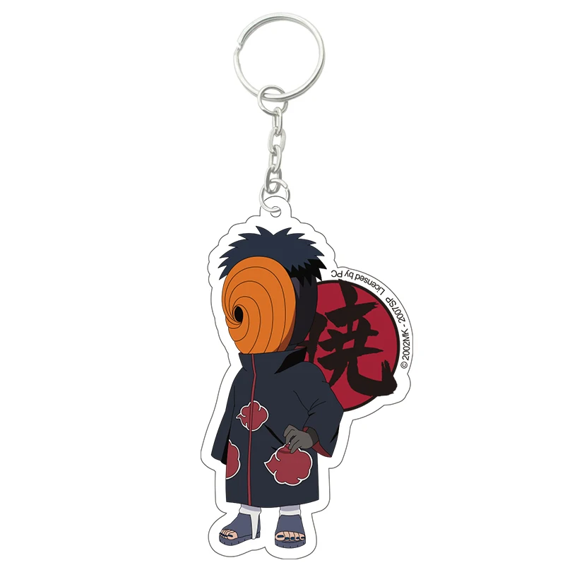 A Аниме Наруто Акацуки Учиха Итачи косплей реквизит Pein Pain Sasori Konan Deidara Kisame дети взрослые ПВХ брелок Подвеска Игрушка Новинка - Цвет: A