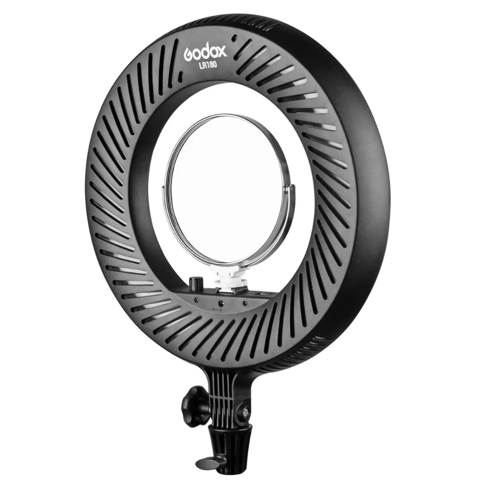 Селфи палка Godox LR180 с регулируемой яркостью светодиодная кольцесветильник лампа