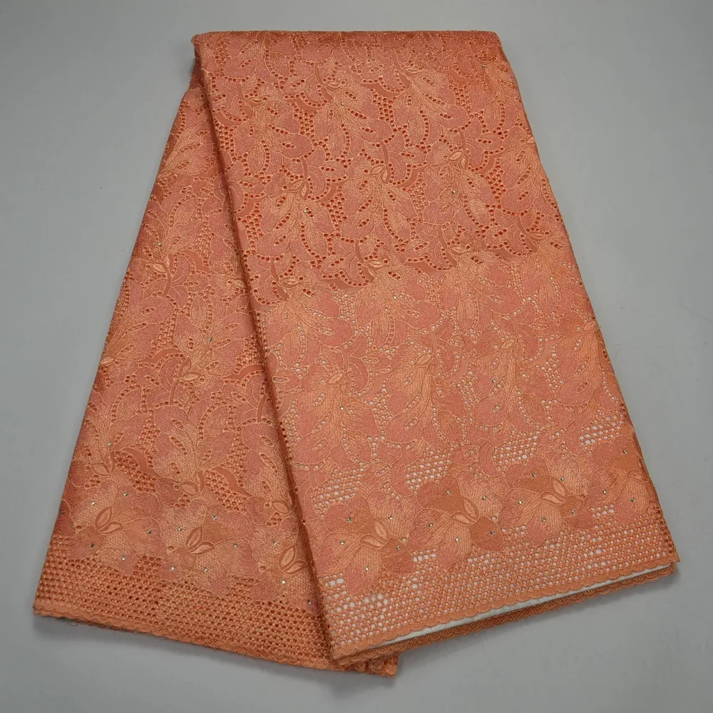 

Elegance african lace fabrics high quality swiss voile lace for women nice dress fashion hot sale cotton lace fabric TS6516
