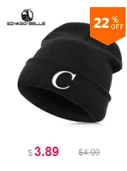 Beanie Hat Skullie Cap Slouchy Winter Embroidery Punk Cool Men Women Boy Girl Teens Street Dance- Alphabet H Name Abbreviation