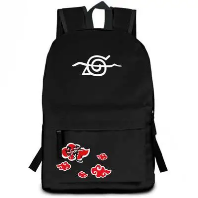 Наруто рюкзак Uzumaki Наруто сумка на плечо для женщин и мужчин аниме мультфильм школьная дорожная сумка рюкзаки для девочек подростков - Цвет: 4