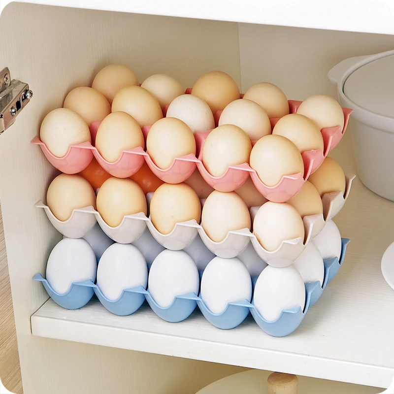 15 решеток лоток для хранения яиц подставка куриного яйца коробка Органайзер