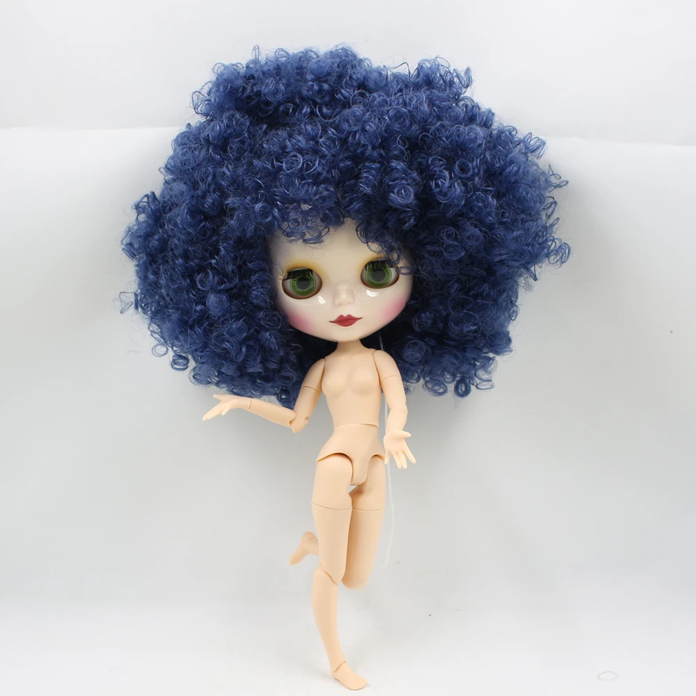 Кукла Blyth ICY DBS No.280BLQE620 с маленькими голубыми завитками белой кожей Neo 1/6 шарнирная