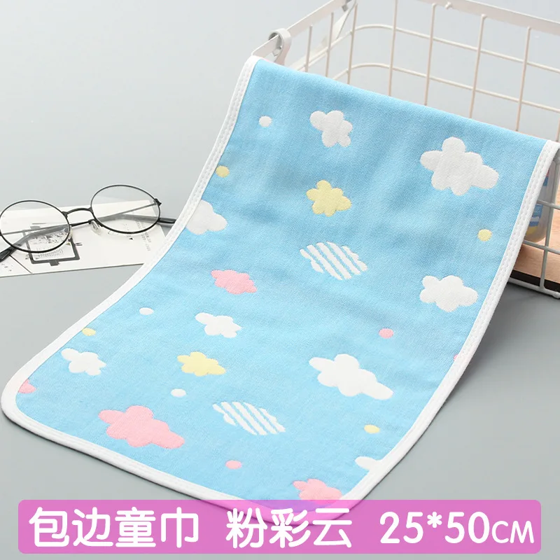 

Baby Handkerchief rectangle animals Pattern Towel 26x52cm Muslin Cotton Infant Face Towel Wipe Cloth