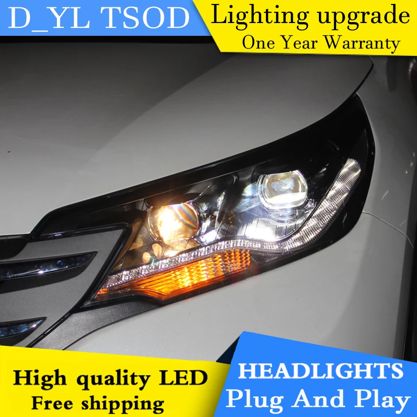 Стайлинга автомобилей головной светильник s для Honda C-RV 2012-2015 светодиодный CRV