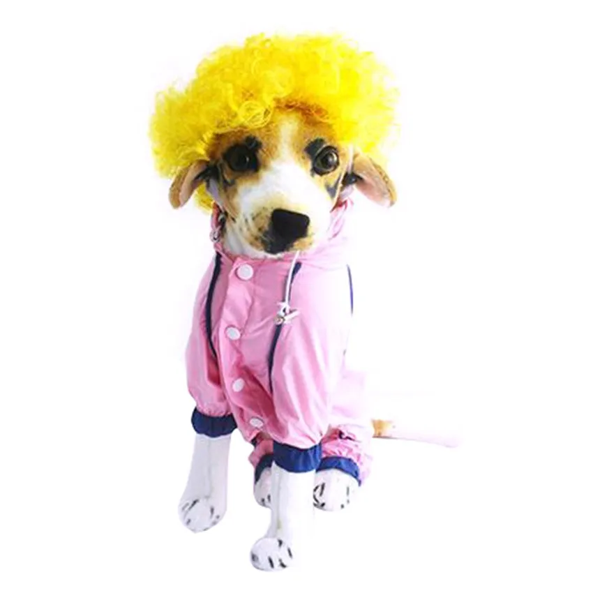 Желтый черный костюм для домашних животных парик собака кошка Рождество