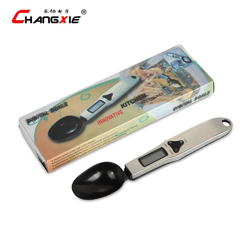 Электронные кухонные мерные ложки из нержавеющей стали 500 г/0 1 г|electronic balance|lcd digital