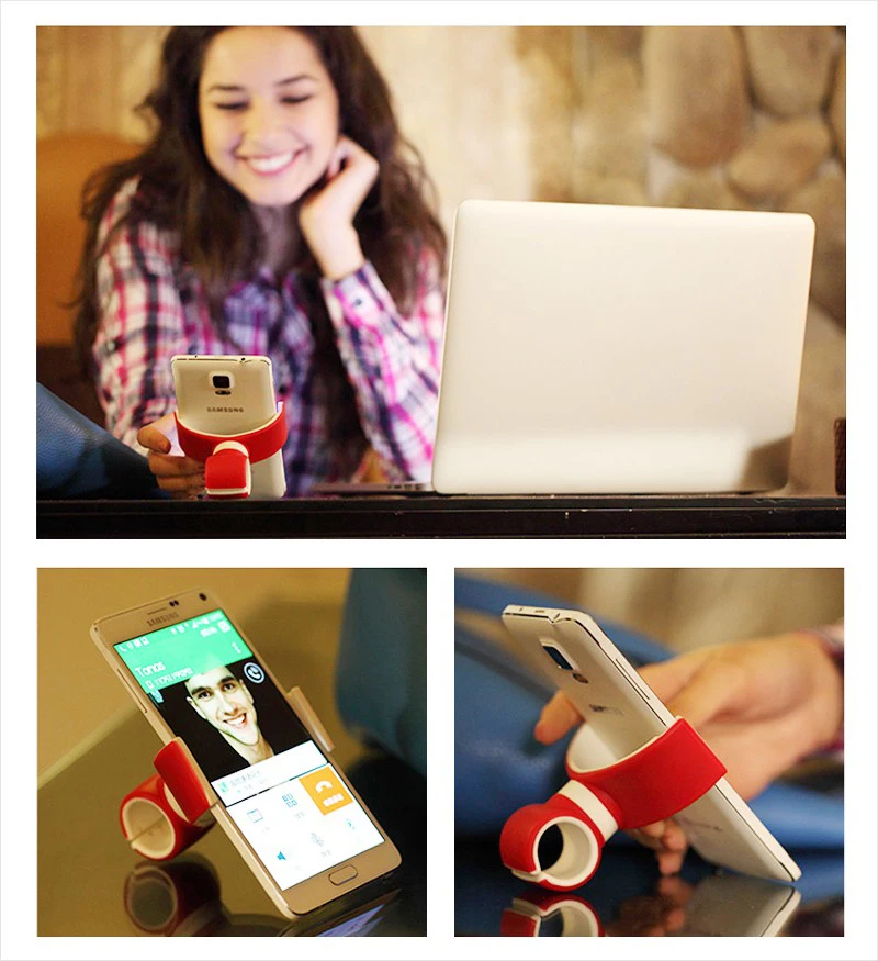 Новый универсальный держатель для телефона с двойной формой C автомобильный