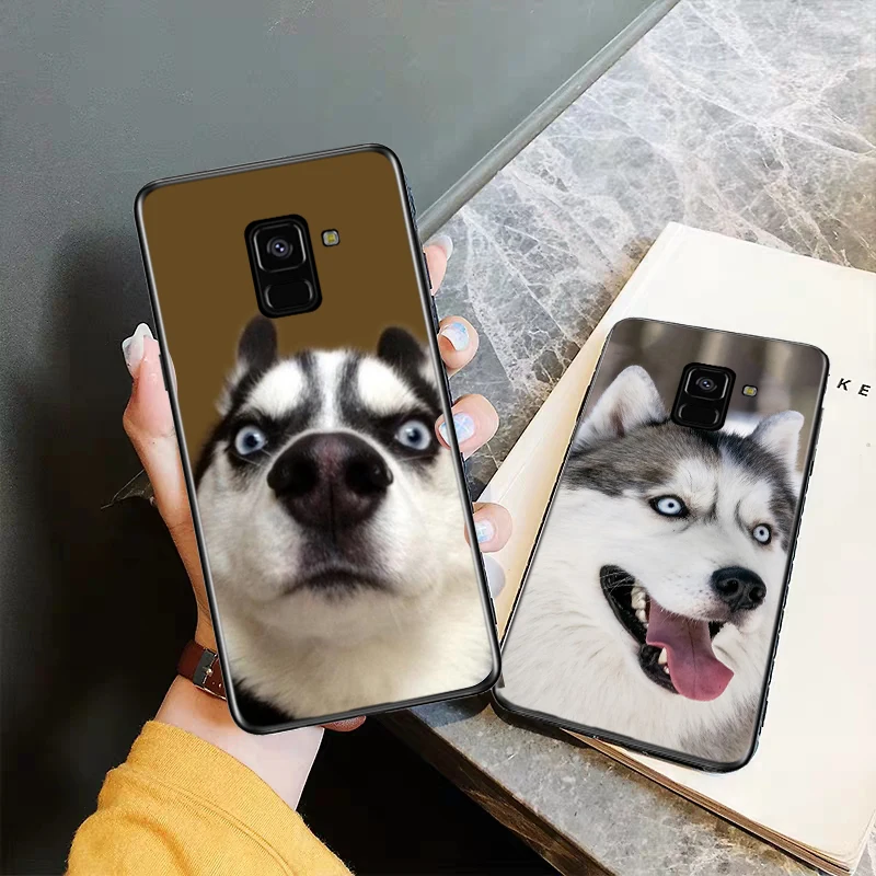 Породы Хаски Милый щенок собака силиконовый чехол для Samsung A2 Core A3 A5 A6 плюс A7 A8 A9 A10