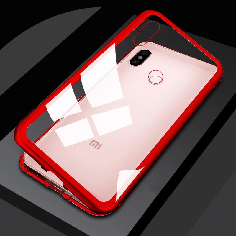 Чехол с магнитной адсорбцией для Xiaomi Redmi Note 7 Pro, чехол из закаленного стекла, Магнитная задняя крышка для Xiaomi Redme Note7, не 7, чехол