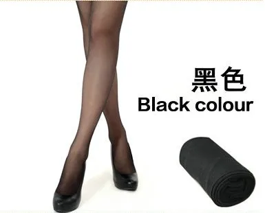 Black 40D бархатные нити сексуальные чулки, колготки meia calca, бикини женские колготки - Цвет: Black
