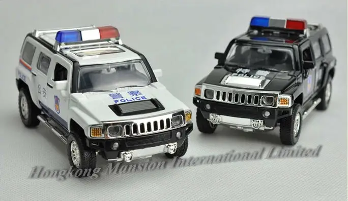 1:32 весы сплав металл литье под давлением ForPolice модель автомобиля для Hummer H3