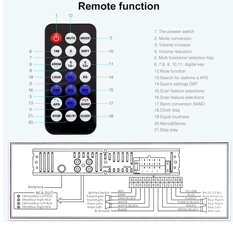 Авторадио 1 din автомобильное радио JSD 520 стерео bluetooth аудио mp3 рекордер usb sd aux вход oto