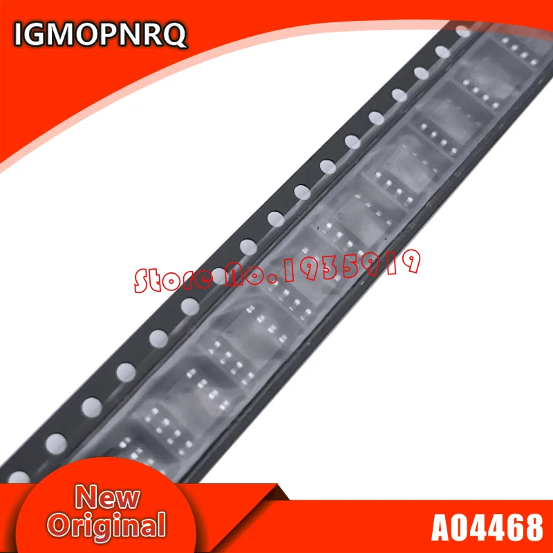 10 шт AO4468 4468 MOSFET лапками углублением SOP-8