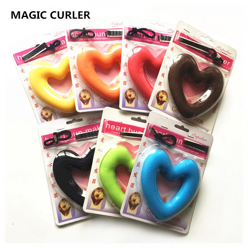 1 шт. милые круглые бутоны в форме сердца с губчатыми шариками для женщин и