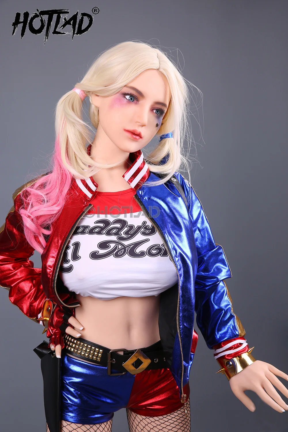 Клоун леди аниме секс кукла Харли Косплей реалистичные силиконовые куклы