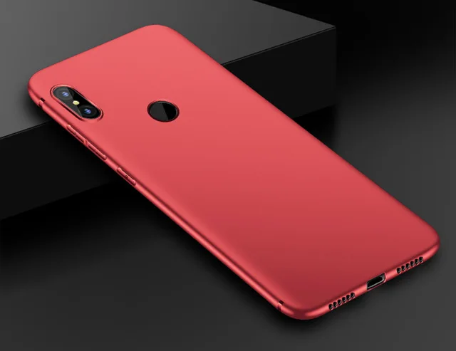 Red Защитный матовый чехол из ТПУ чехол для Xiaomi mi 5 6 8 A2 9 lite SE mi x 2s 3 s Max 2 3 Играть Red mi 4X 5A 5 plus 7 Тонкий чехол s - Цвет: Red