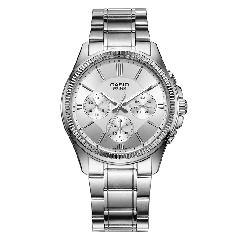 Casio Часы Для Мужчин Кварцевые лучший бренд Аналоговый Военное Дело мужской Часы Для мужчин Спорт армия часы Водонепроницаемый Relogio masculino MTP-1375D-7A - Цвет: MTP-1375D-7A